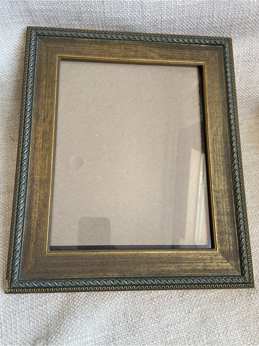 Vintage 90s Classic Ornate Gold Tone Decorative Picture Frame Fits 8x10" Photo